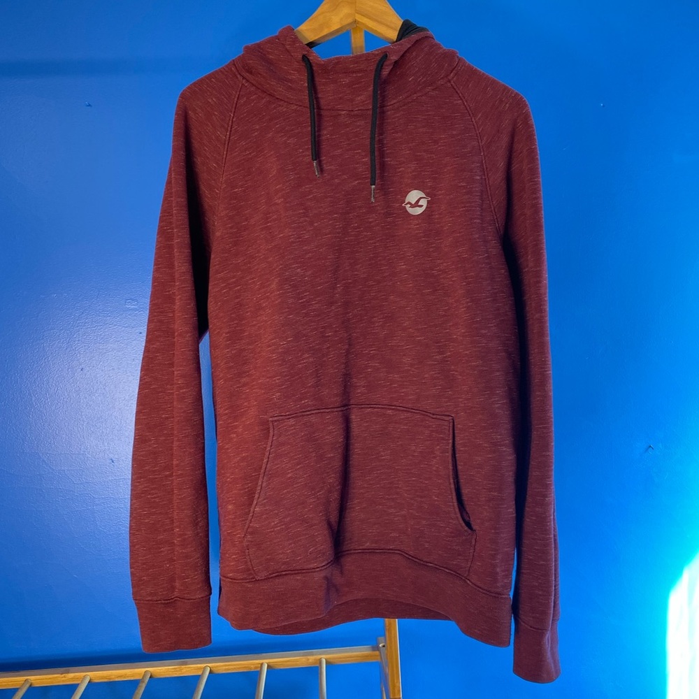 Hollister Co. Cross-Neck Pullover Hoodie